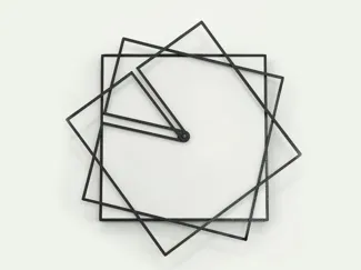 Square Rotating clock