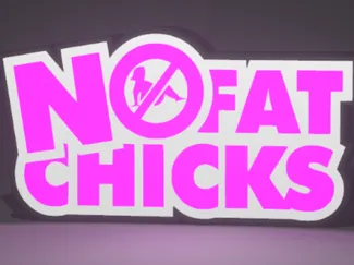 No Fat Chicks Led box