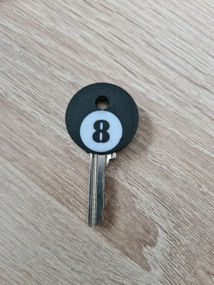 Billiard Ball Key Covers - Free 3D Print Model - MakerWorld