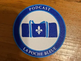 La Poche Bleue (sous-verre)