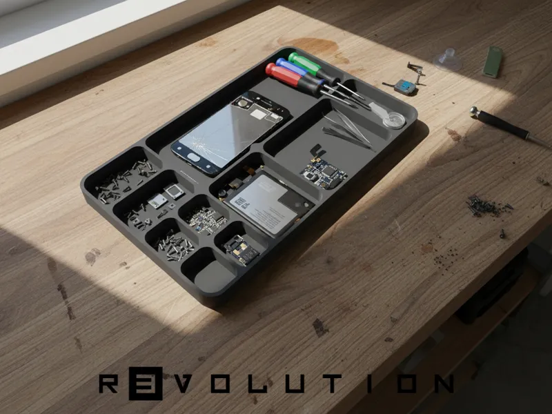 Handy bits storage and organisation tray
