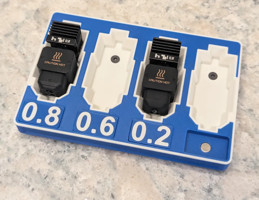 Gridfinity Hotend Magnetic Label - Free 3D Print Model - MakerWorld