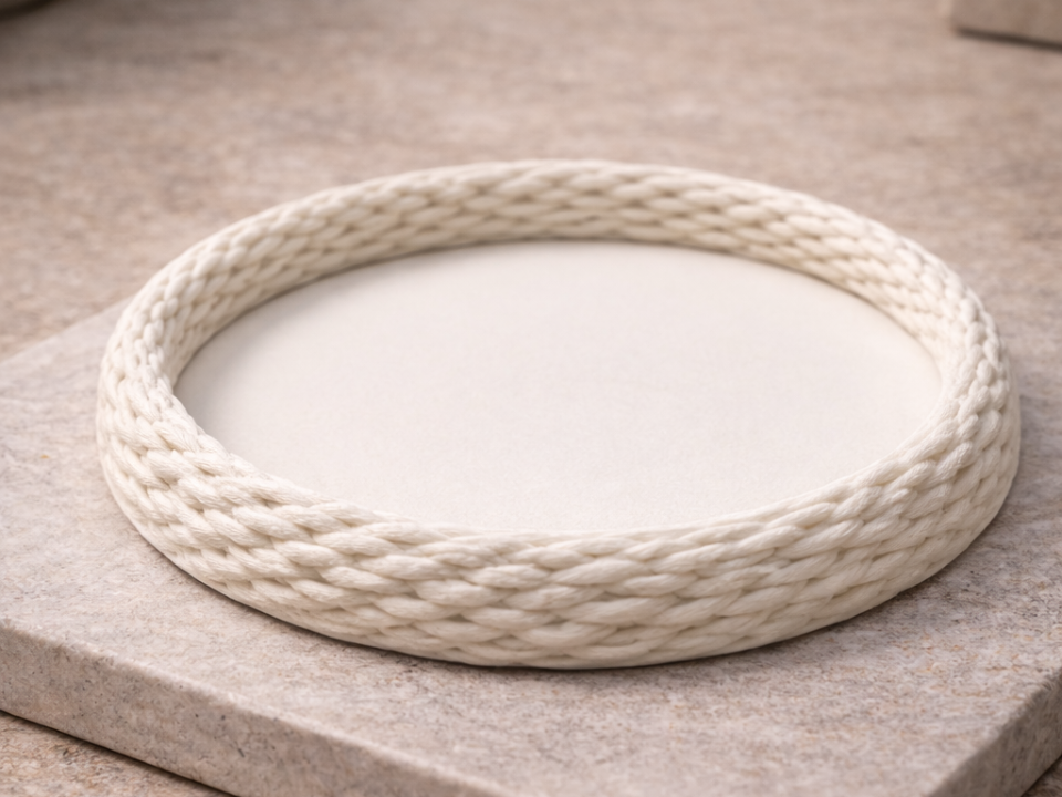 Easter Woven Basket Tray