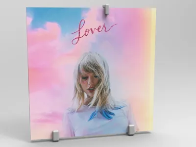 Vinyl Record Wall Mount (Rotating Lock, Drop-Proof)