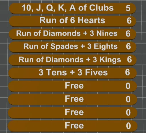 Sticks Card Game