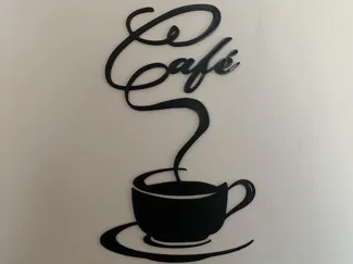 café wall art