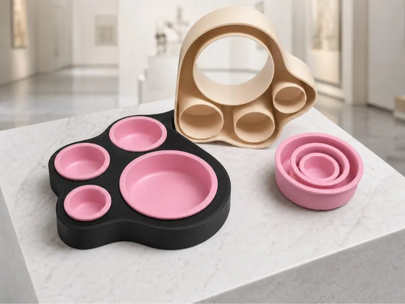 Paw pet feeder
