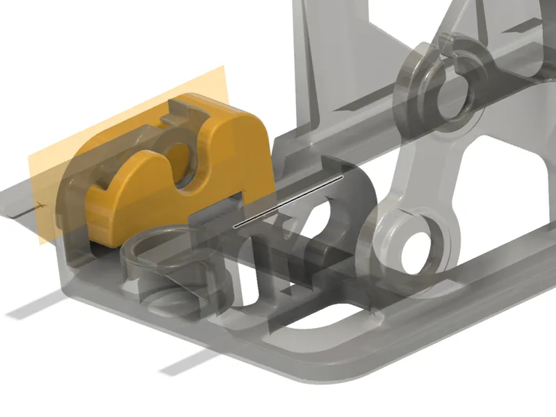 Axle Lock for Miklos filament spooler