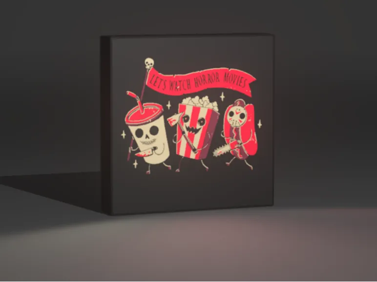 Horror Movies Light Box