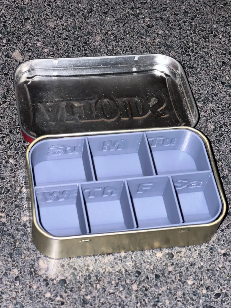 Altoids Pill Planner