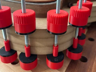 Luthier Spool Clamps for Guitar Building / Repair