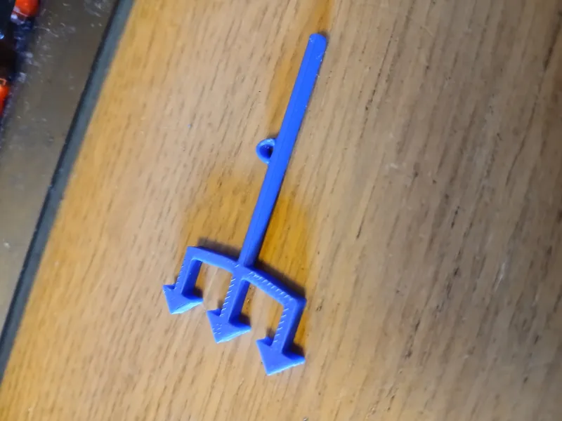 Poseidon keychain