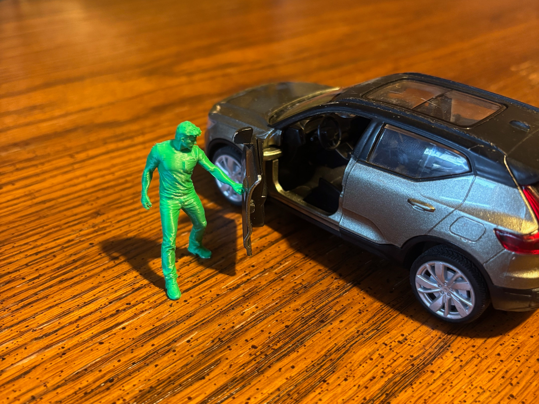 diorama miniature - opening guy 3D model