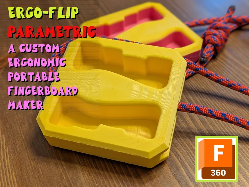Ergo-Flip Parametric: Custom Ergonomic Fingerboard