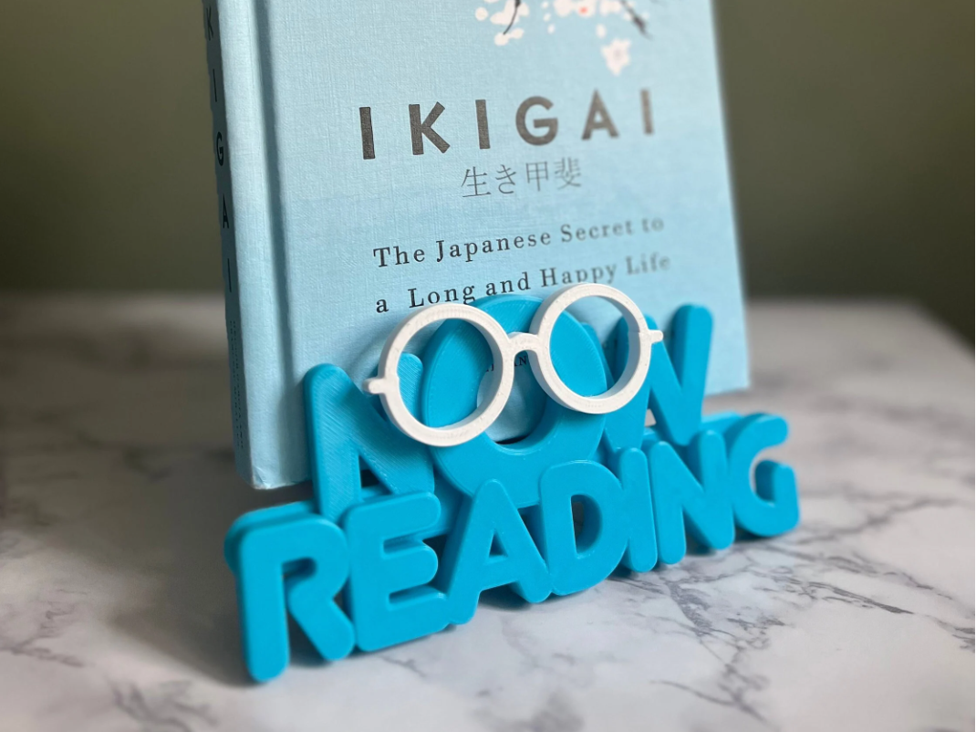 Now Reading - Book Holder - Standing 3D model