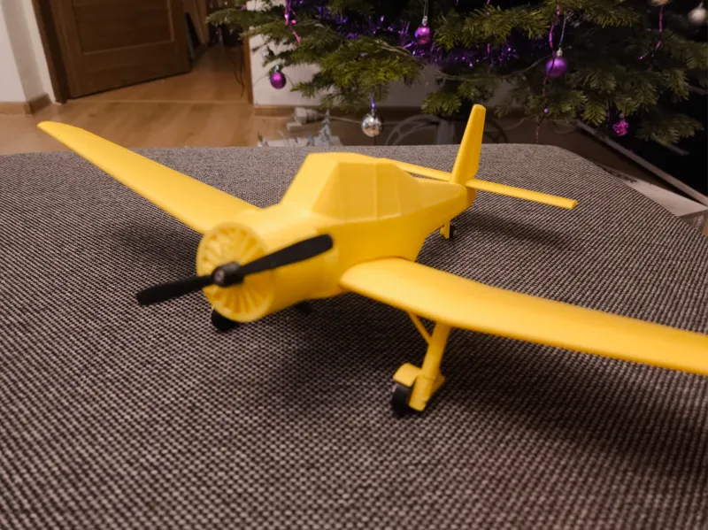 airplane dusty bumblebee