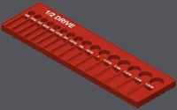 1/2 SAE 21mm Grid Base