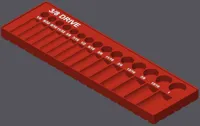 3/8 SAE 21mm Grid Base