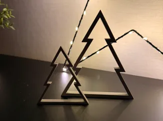 minimalist Christmas tree