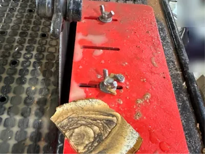 Fence for Hi-Tech Diamond Lapidary Saw 10" and 6"