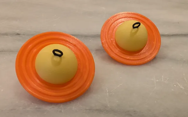 Frizzle Planet Earrings