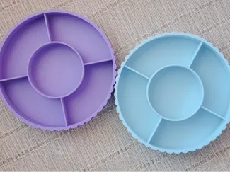 Fluted Style Polymer Clay Charm and Finding Tray
