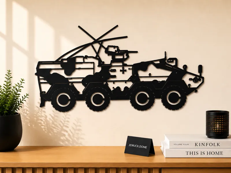 GTK Boxer A2 Bundeswehr Fahrzeug Silhouette