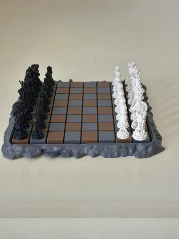 Letrero o emblema decorativo: Gothic Filigree Chess Set — vista de referencia 5