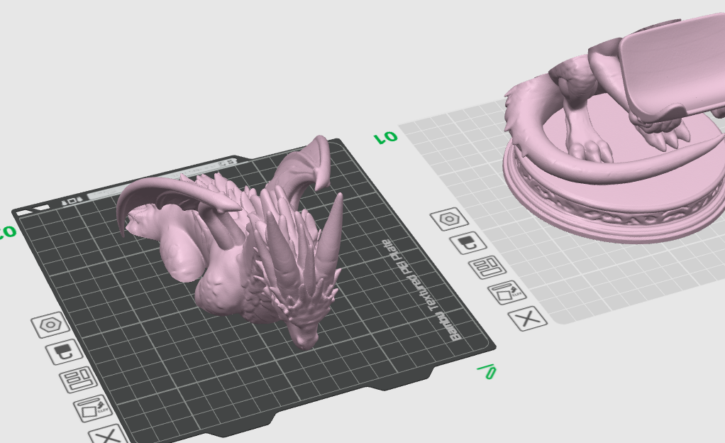 Miniatura 2 do modelo 3D Dragon Controller Holder – PS5 Stand