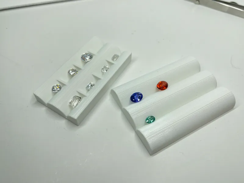 Modular Gemstone Display Holders | Gem Tray Set