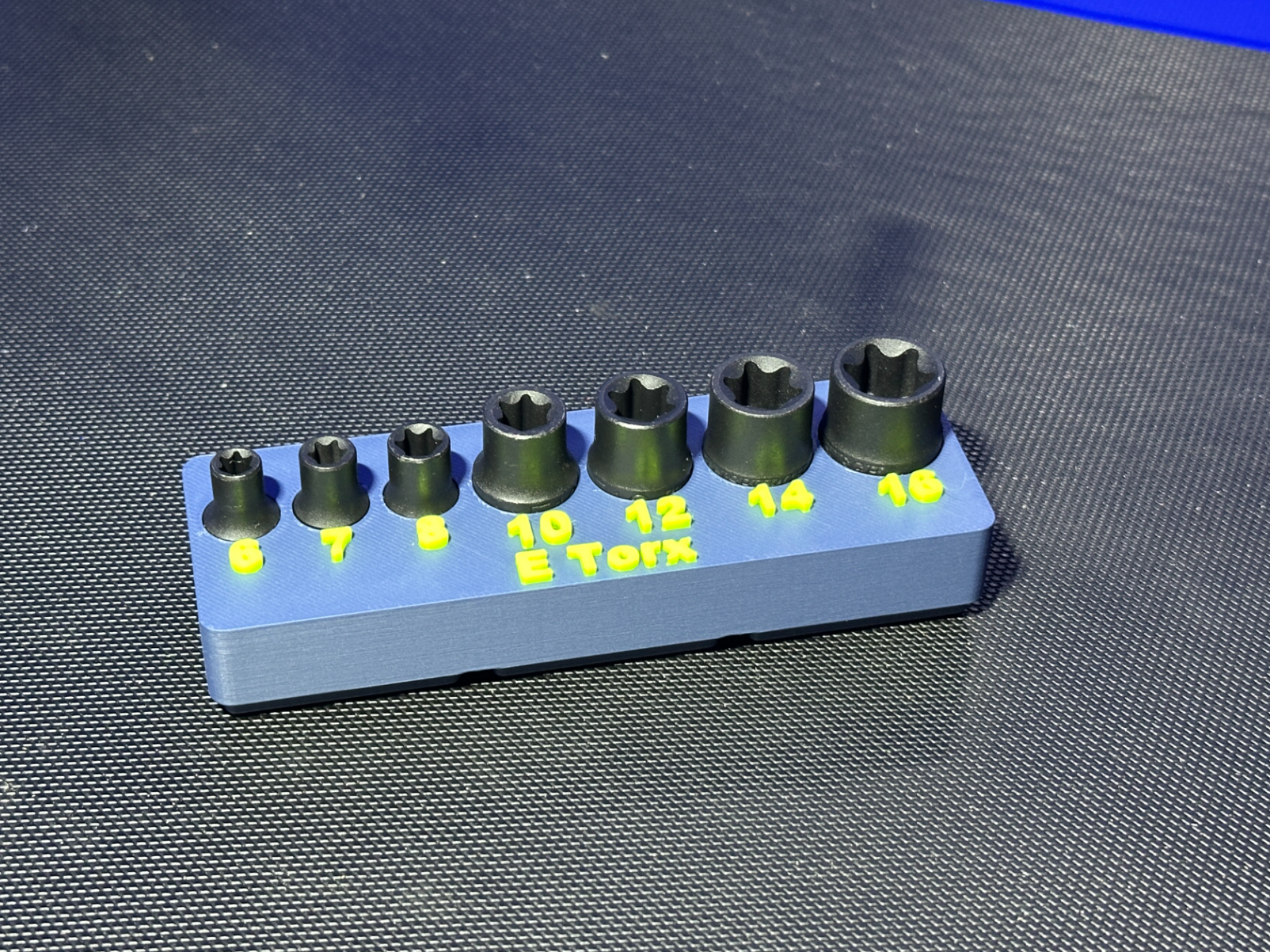 Gridfinity Pittsburgh E Torx Socket Tray