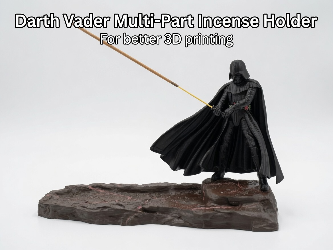 Darth Vader incense holder multi-part