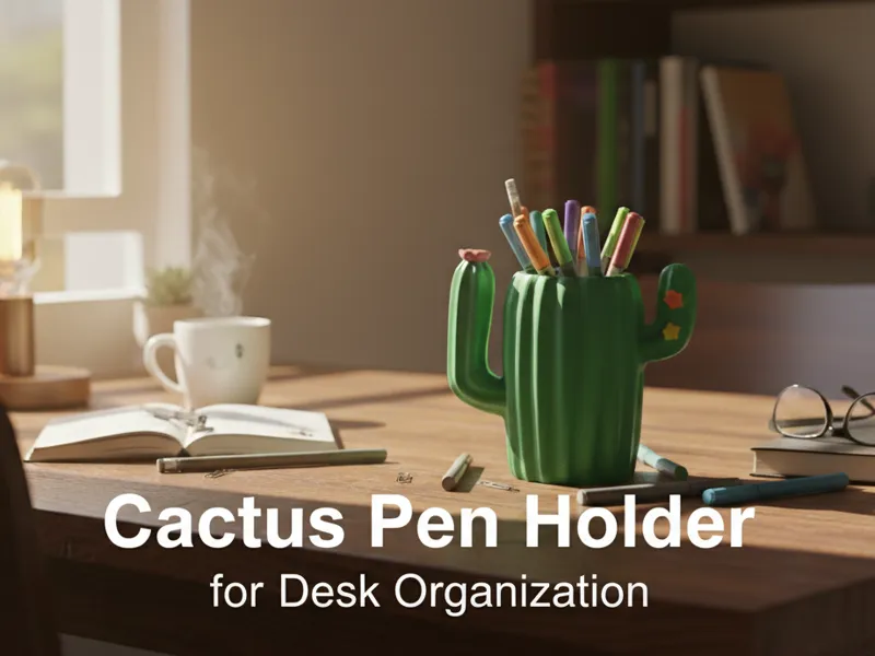 Cactus Pen Holder
