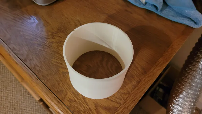 Coupler for 4" duct