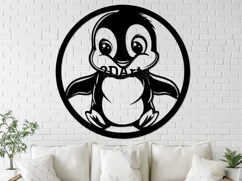 Baby Penguin – STL for 3D & Laser Cut
