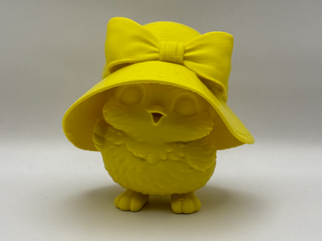 Chick in Oversized Hat