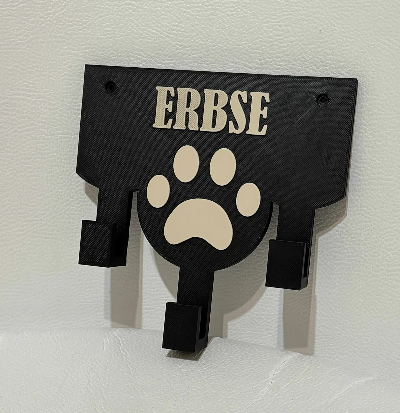 Hundeleinen Halter mit Name - personalisierbar view 3