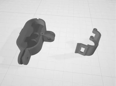 insta360 go3s dual-direction dog-bone mount magnetic buckle version