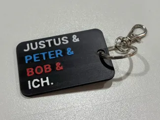 Fragezeichen Schlüsselanhänger "Justus"