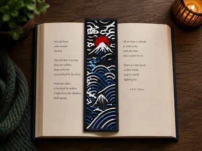 Wave bookmark