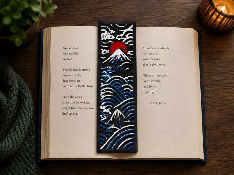 Wave bookmark