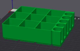 Gridfinity Nail Polish Container 3x3