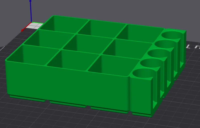 Gridfinity Nail Polish Container 3x3