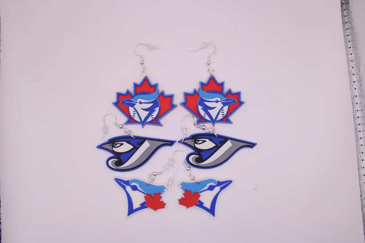 Toronto Blue Jays Earrings view 2