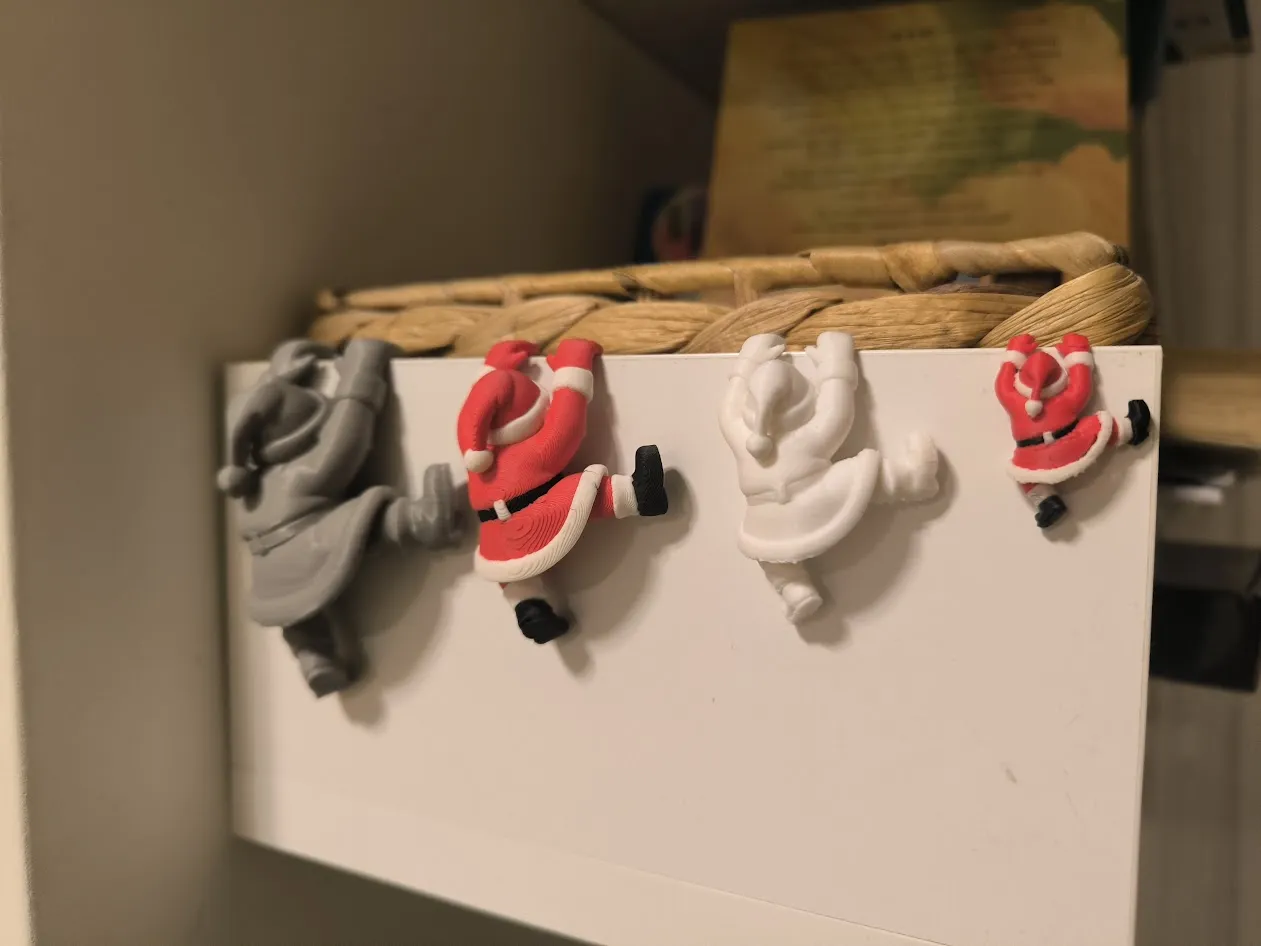 Climbing Santa Claus view 4