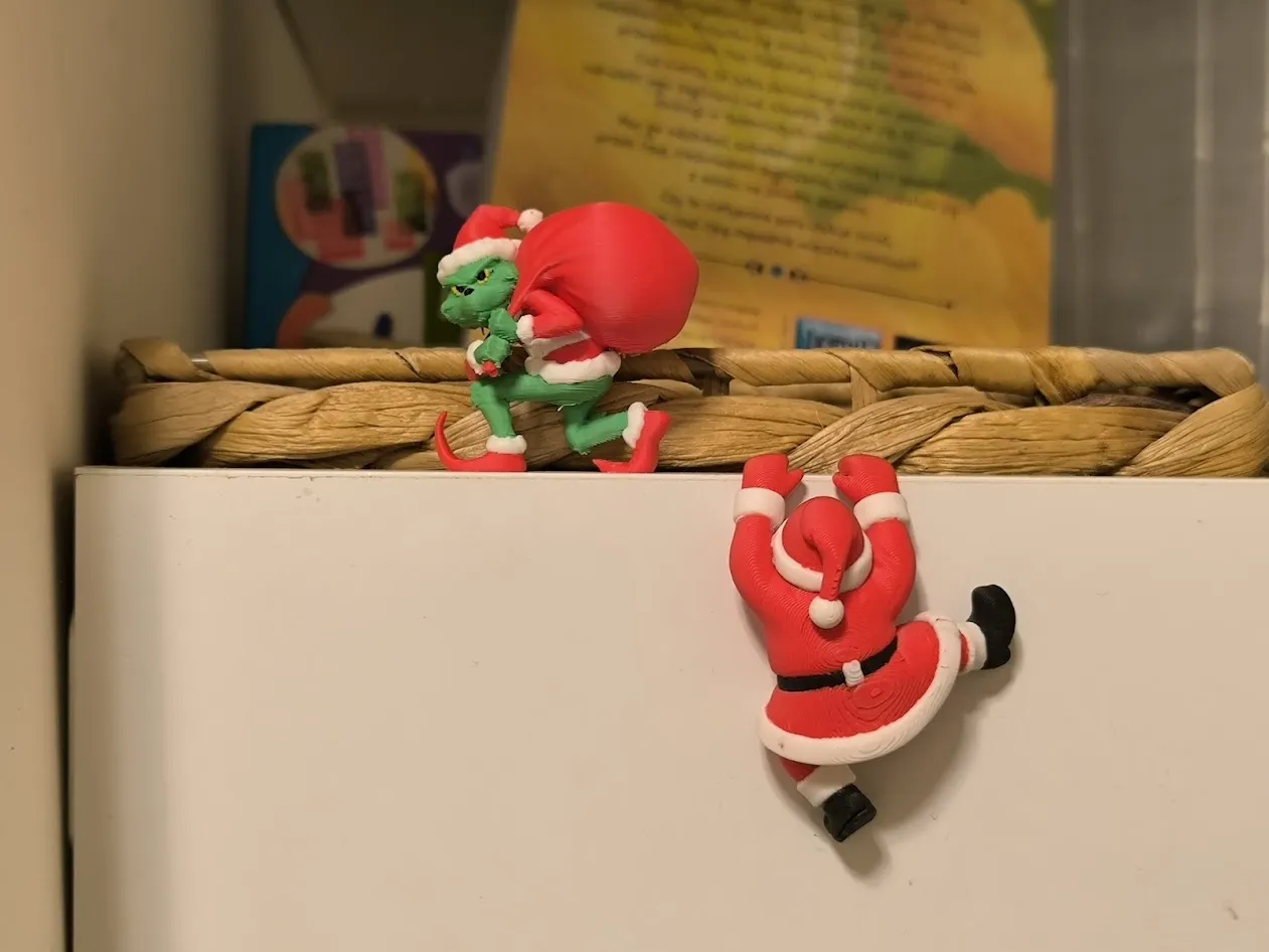Climbing Santa Claus view 2