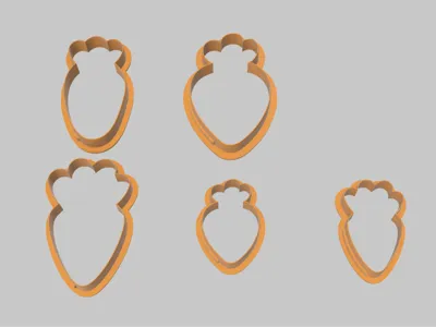 Carrot Cookie Cutters