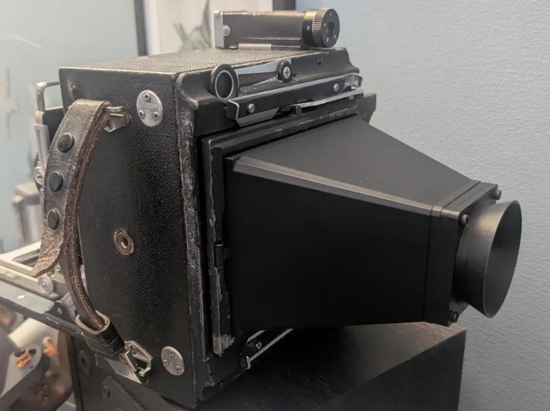 Graflex Speed Graphic 4x5 Magnifying Finder