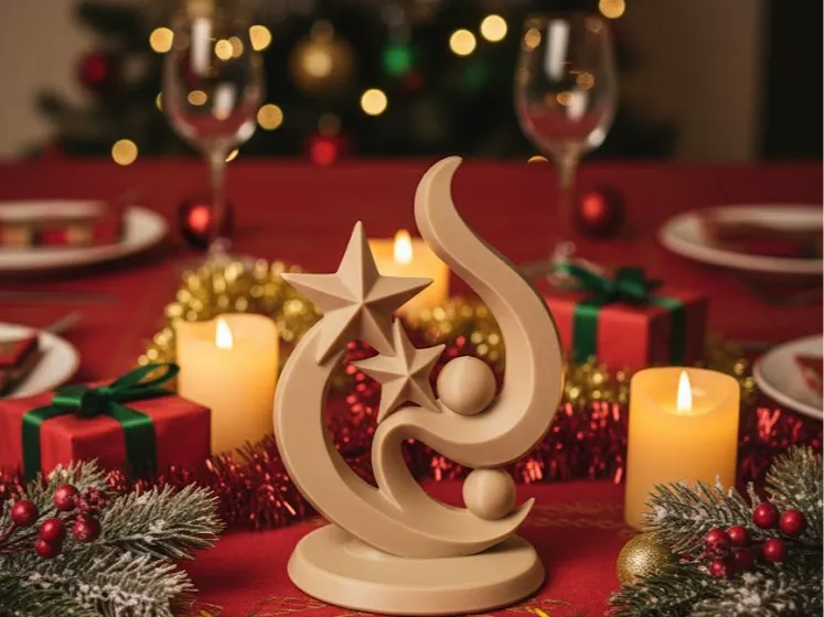Elegant Christmas Star Decors (incl. no support)