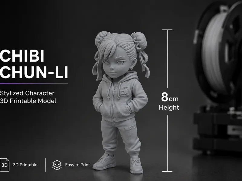 Chibi Street Fighter - Chun-Li After Work